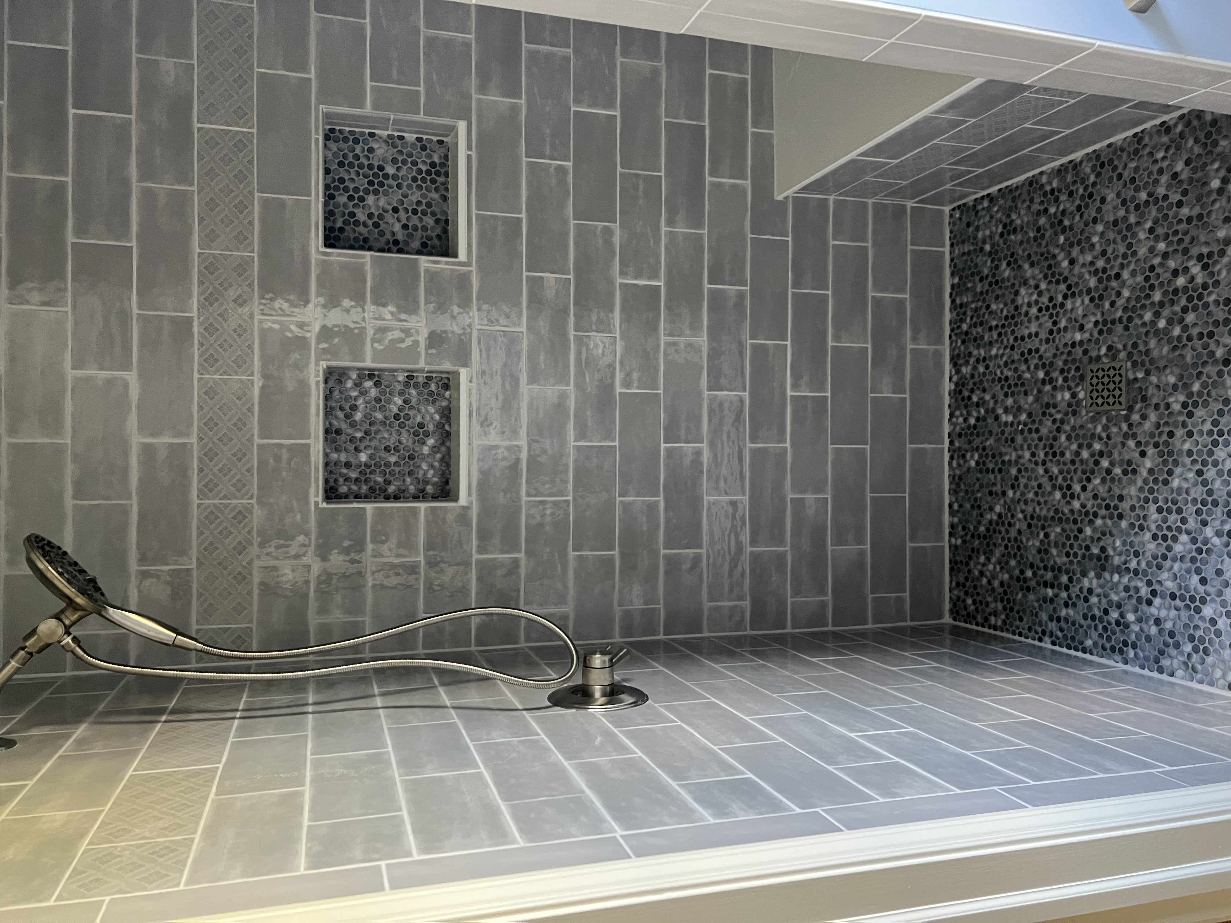 Custom vanity and tile work by Sparrow Contracting